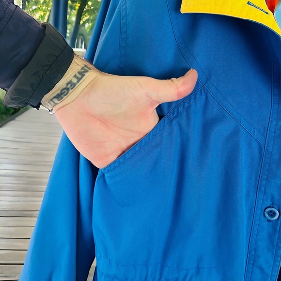 Vintage London Fog Hooded Jacket Coat | Women’s 16 Reg | Vintage Yellow - Picture 9 of 15